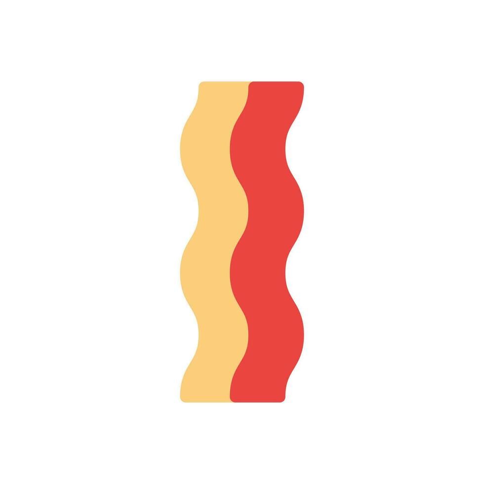 bacon icon flat style vector