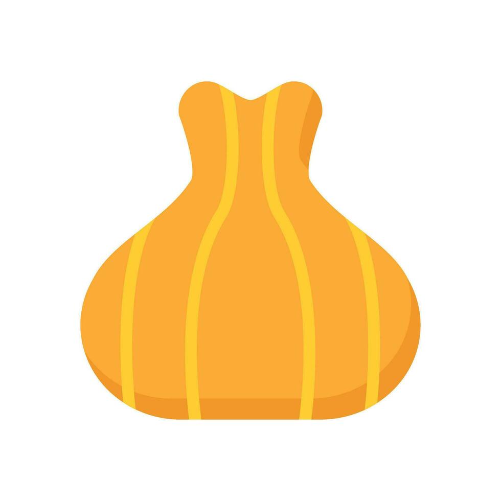 dumpling icon flat style vector
