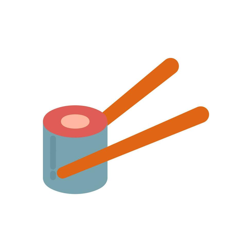 Sushi icono plano estilo vector