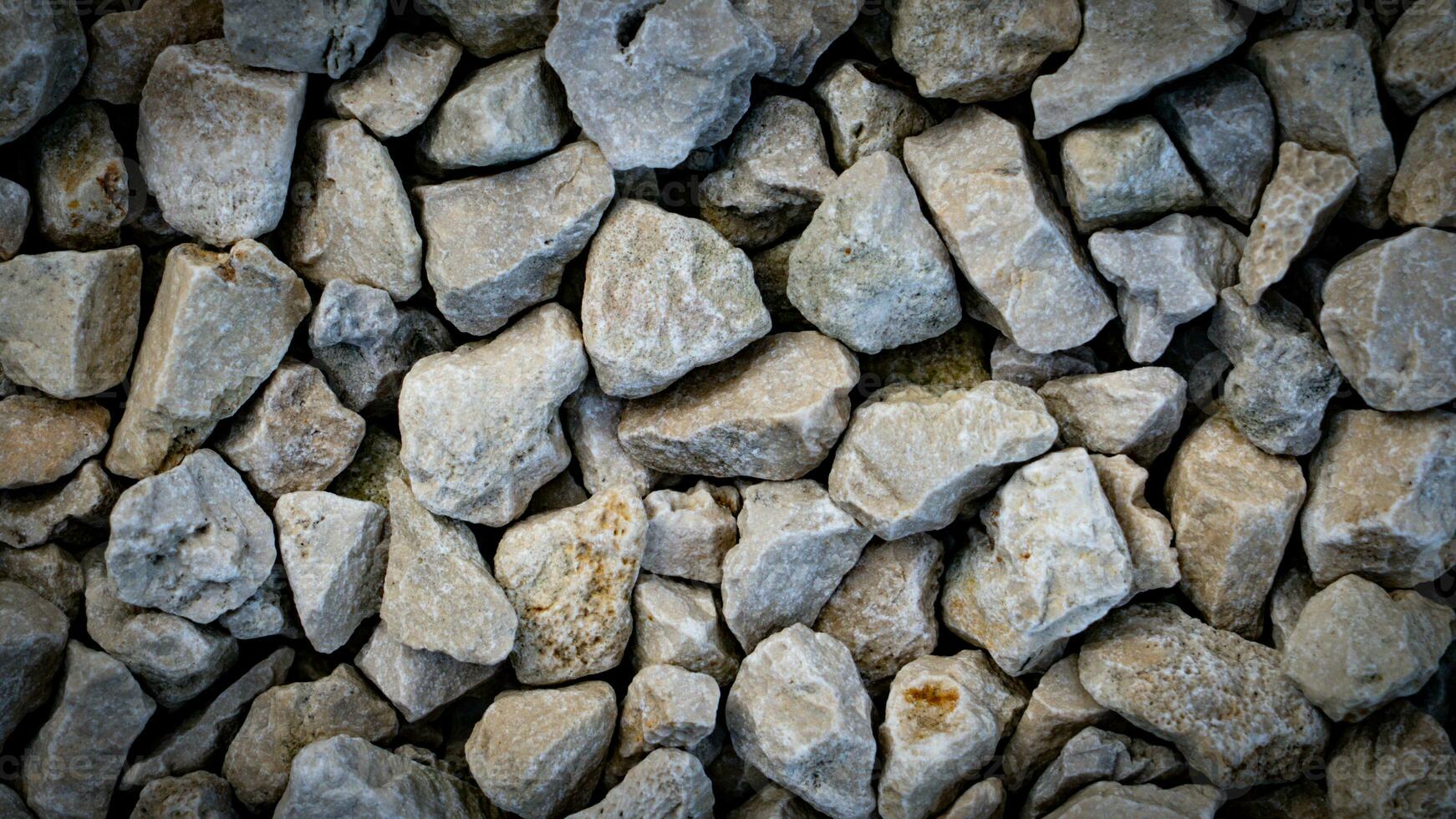 Smooth Grey Stones Natures Decorative Texture photo