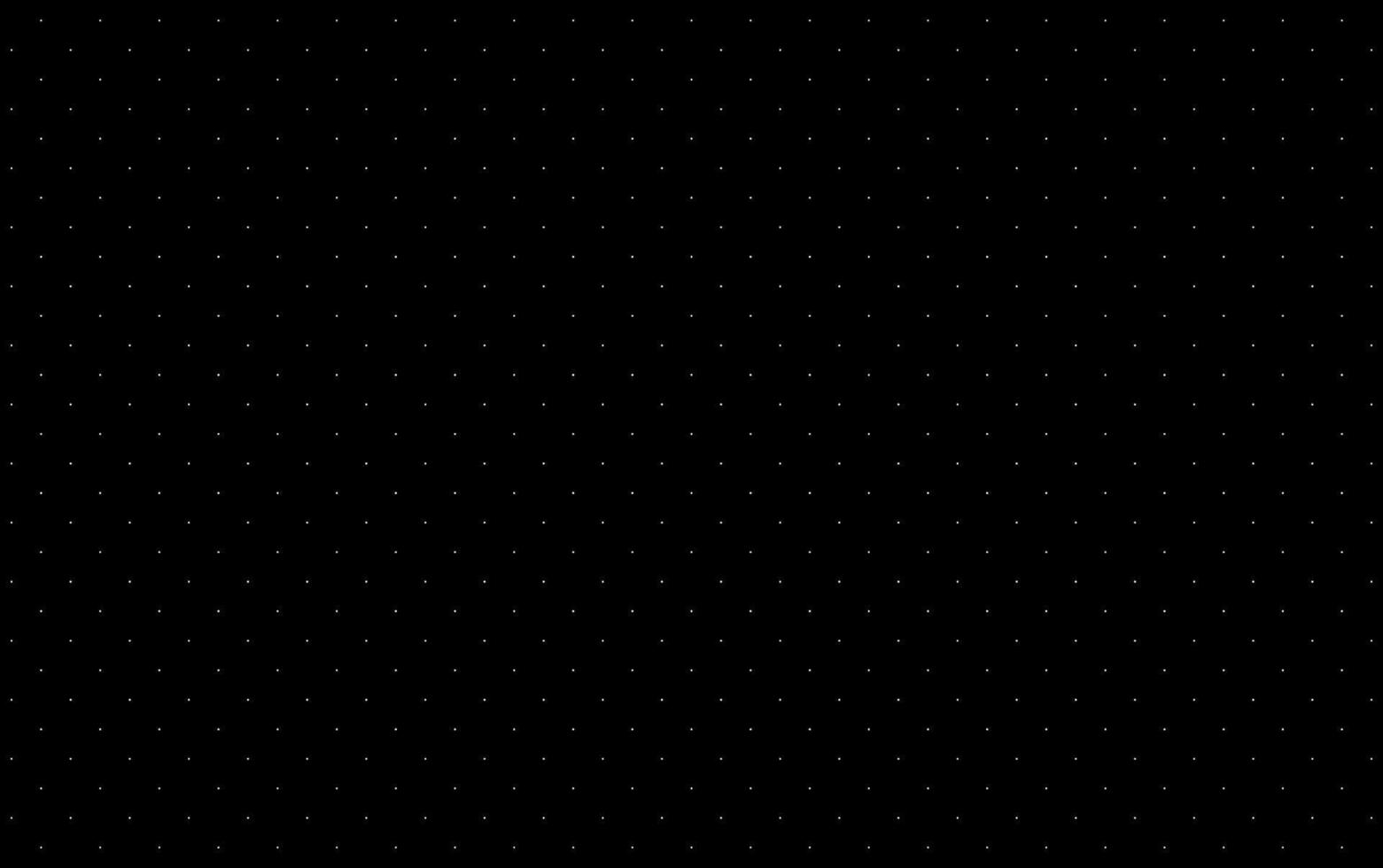 White Dot pattern on a black background vector