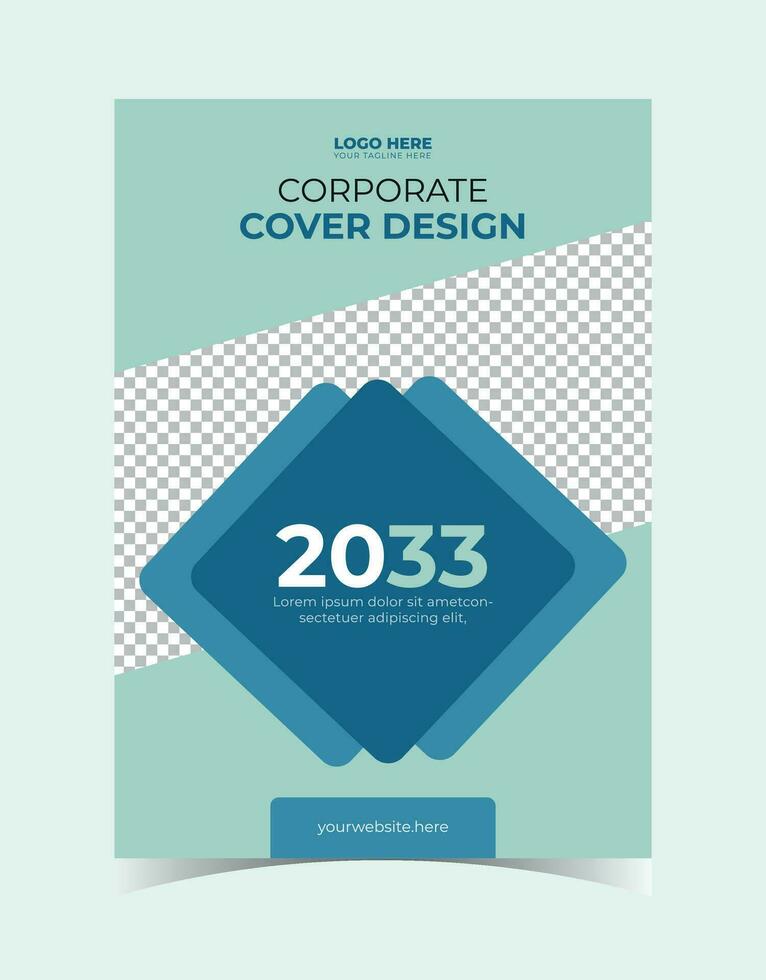 corporativo cubrir diseño modelo en a4, portafolio, volantes, bandera, anual informe, revista, cartel, negocio presentación, corporativo folleto diseño. vector