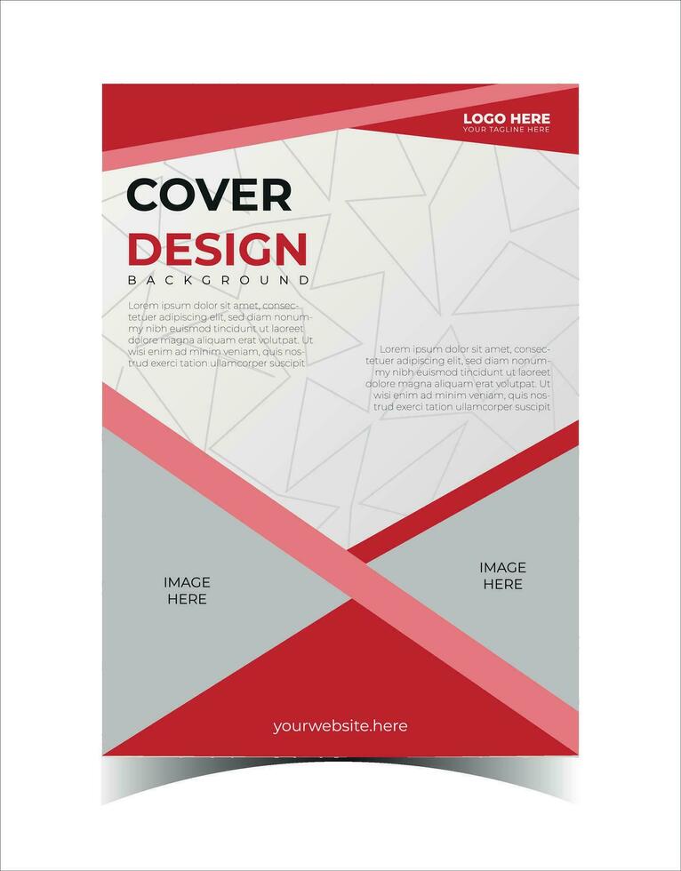 book cover design vector template in A4 size, Can be adapt to Brochure, Annual Report, Magazine,Poster, Portfolio, Flyer, Banner, Website.