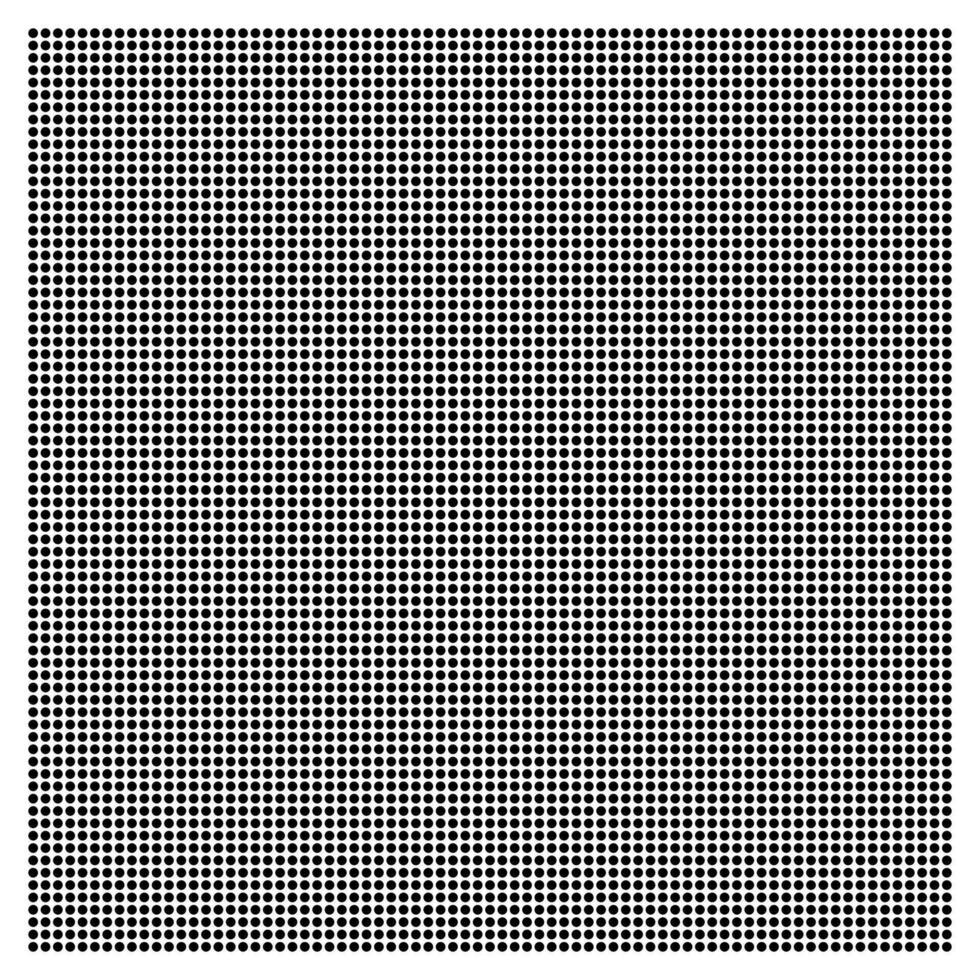 Vector background. One way vision effected background. Black and white points pattern.