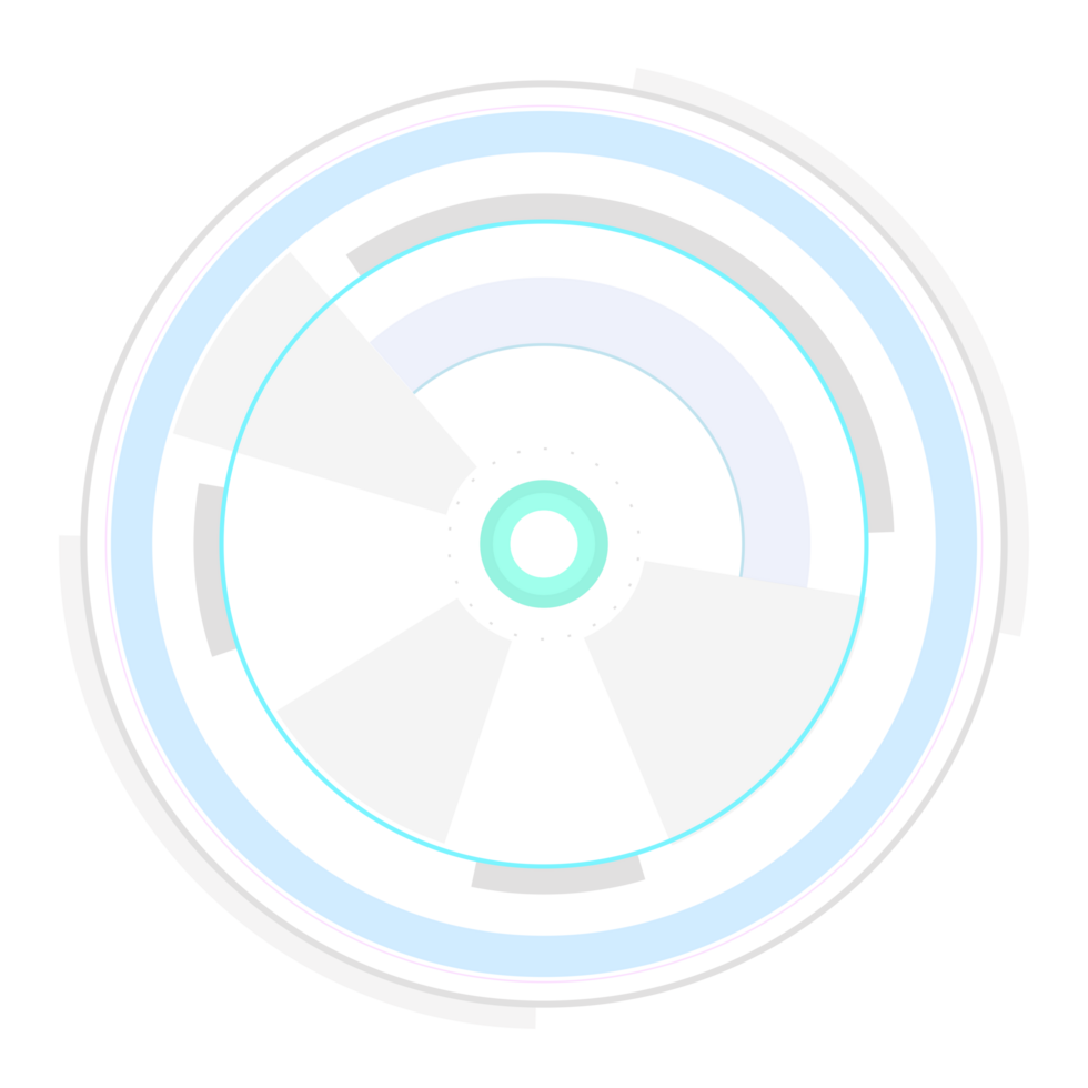 resumen tecnología circulo hud monitor ciencia ficción futurista png