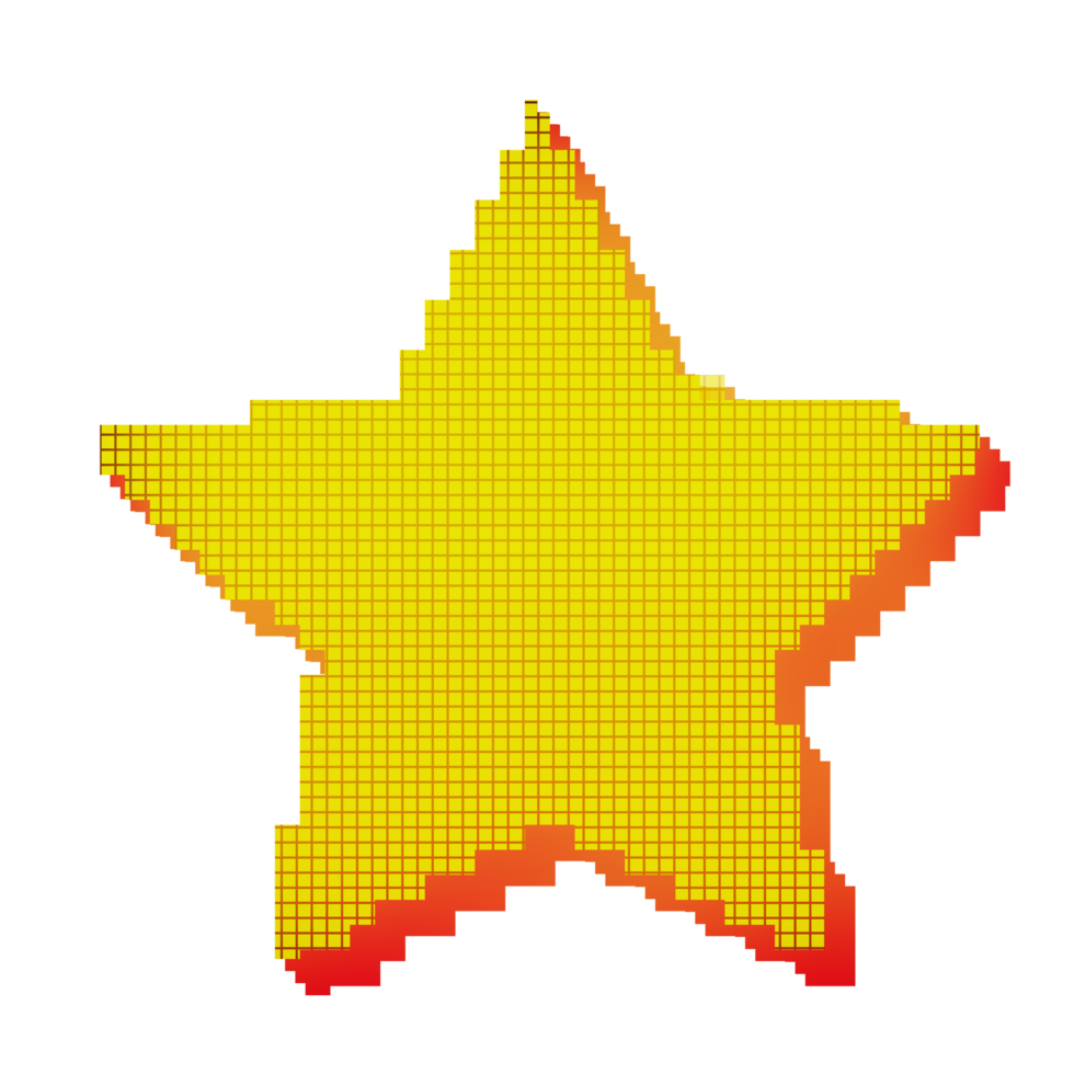 Abstract retro style 80s-90s pixel art 8-bit png