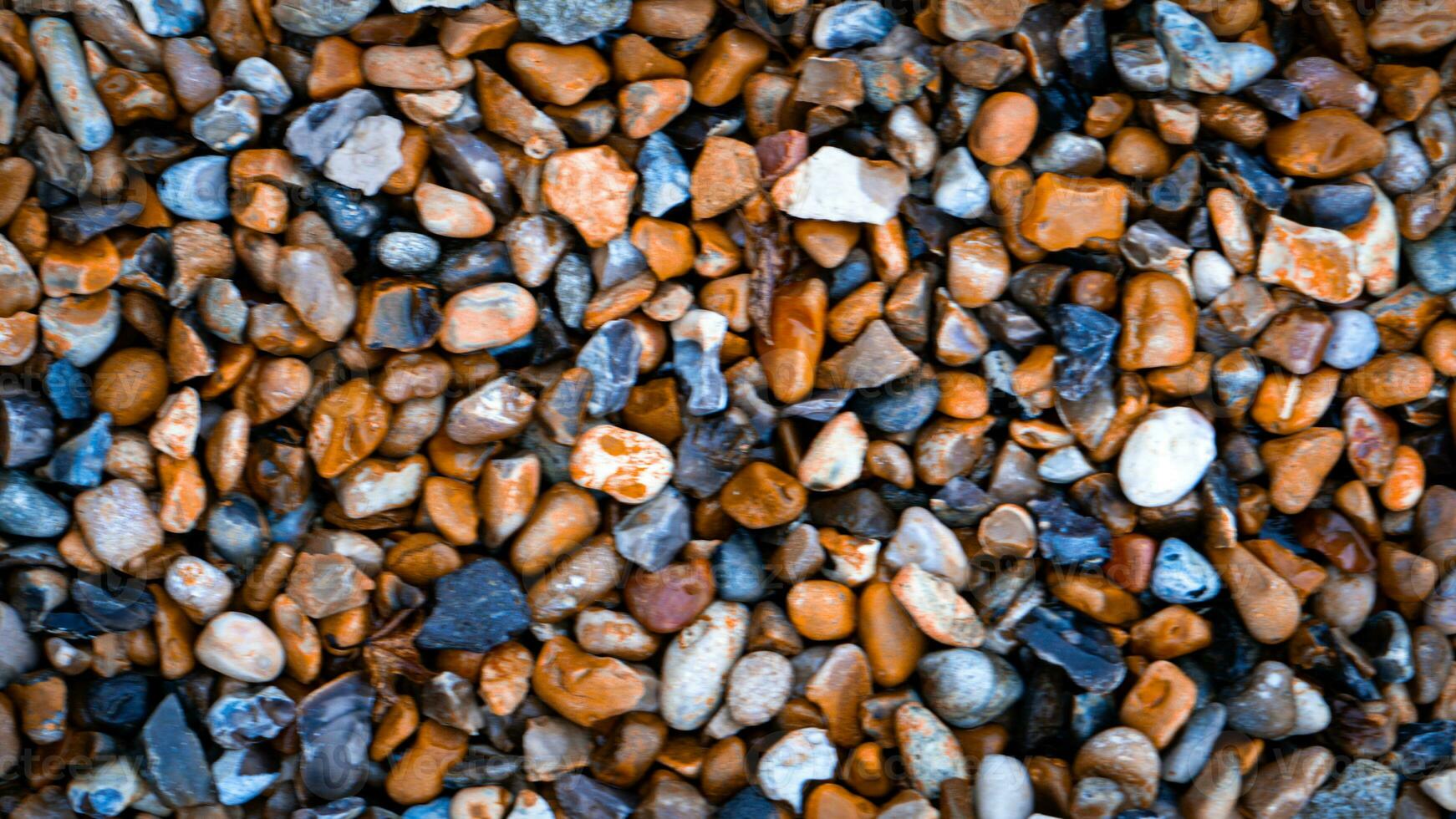 Gritty Texture of Gravel and Stones photo