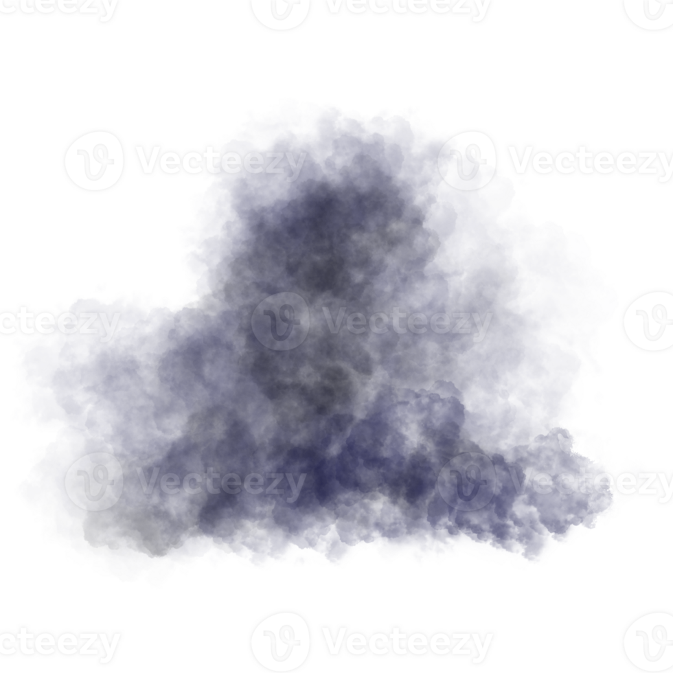 nacht donker lucht plek illustratie. zwart, Purper wolken, rook bekladden hand- getrokken. backdrop mystiek element voor ontwerp tafereel halloween, gotisch achtergrond. png