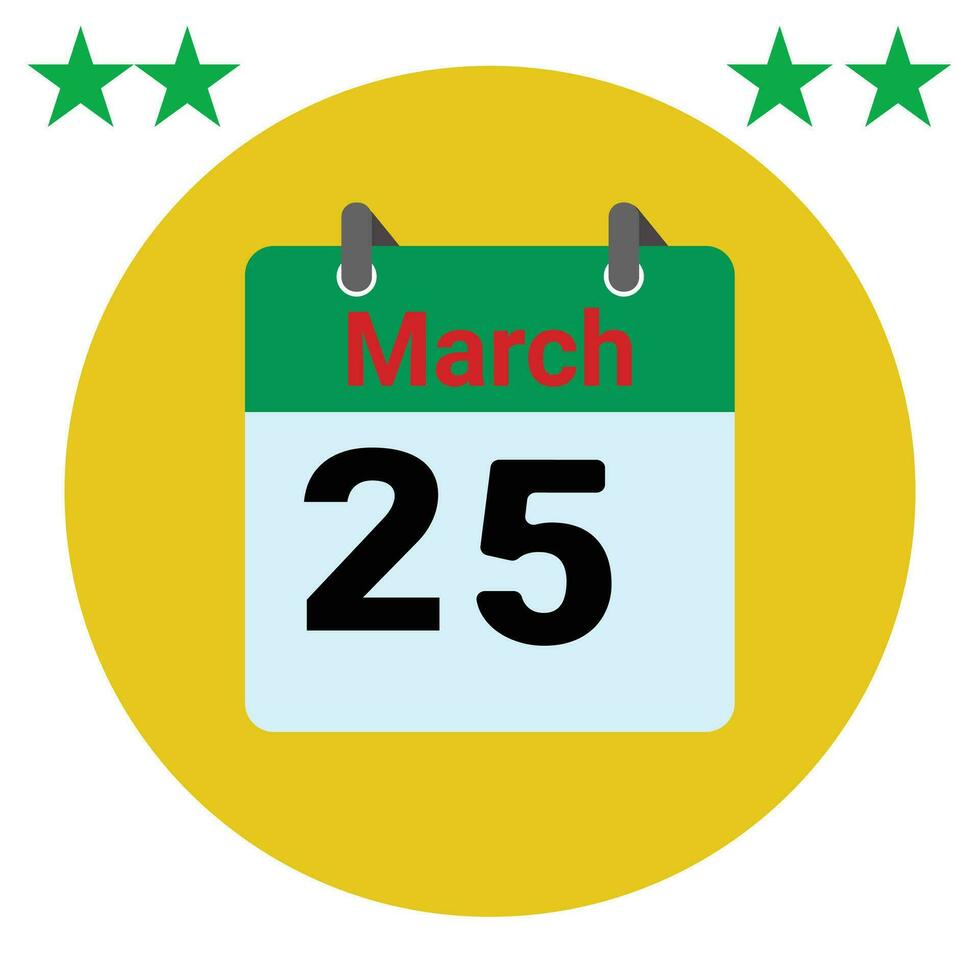 March 25 Daily Calendar Icon 31713191 Vector Art At Vecteezy march-25-daily-calendar-icon-31713191-vector-art-at-vecteezy