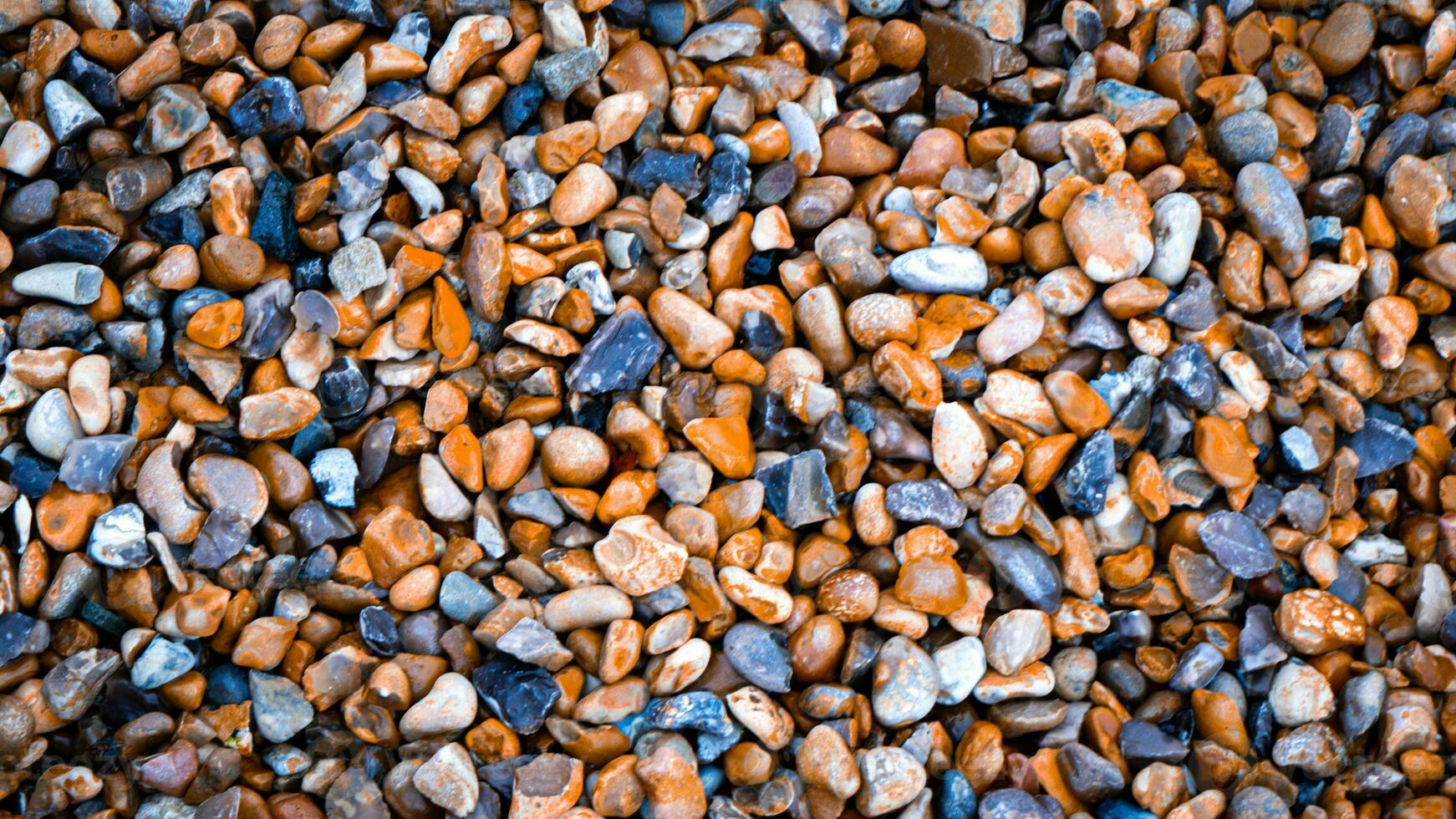 Gritty Texture of Gravel and Stones photo