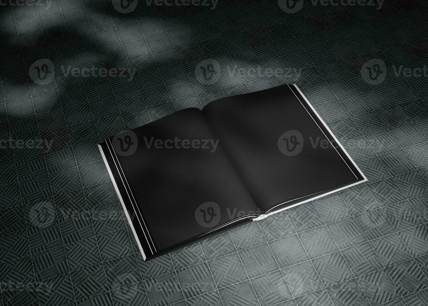 Open Book Mockup photo