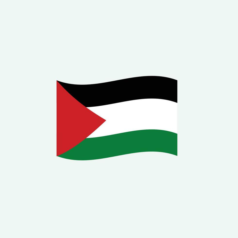 palästina palestine flag flagge fahne schild button icon Stock-Illustration