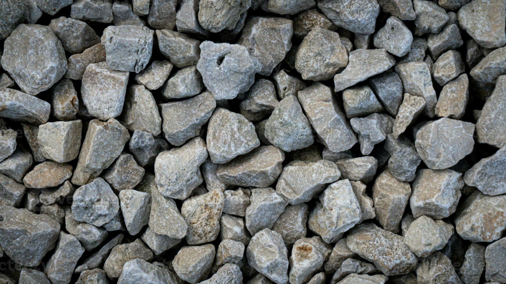 Smooth Grey Stones Natures Decorative Texture photo