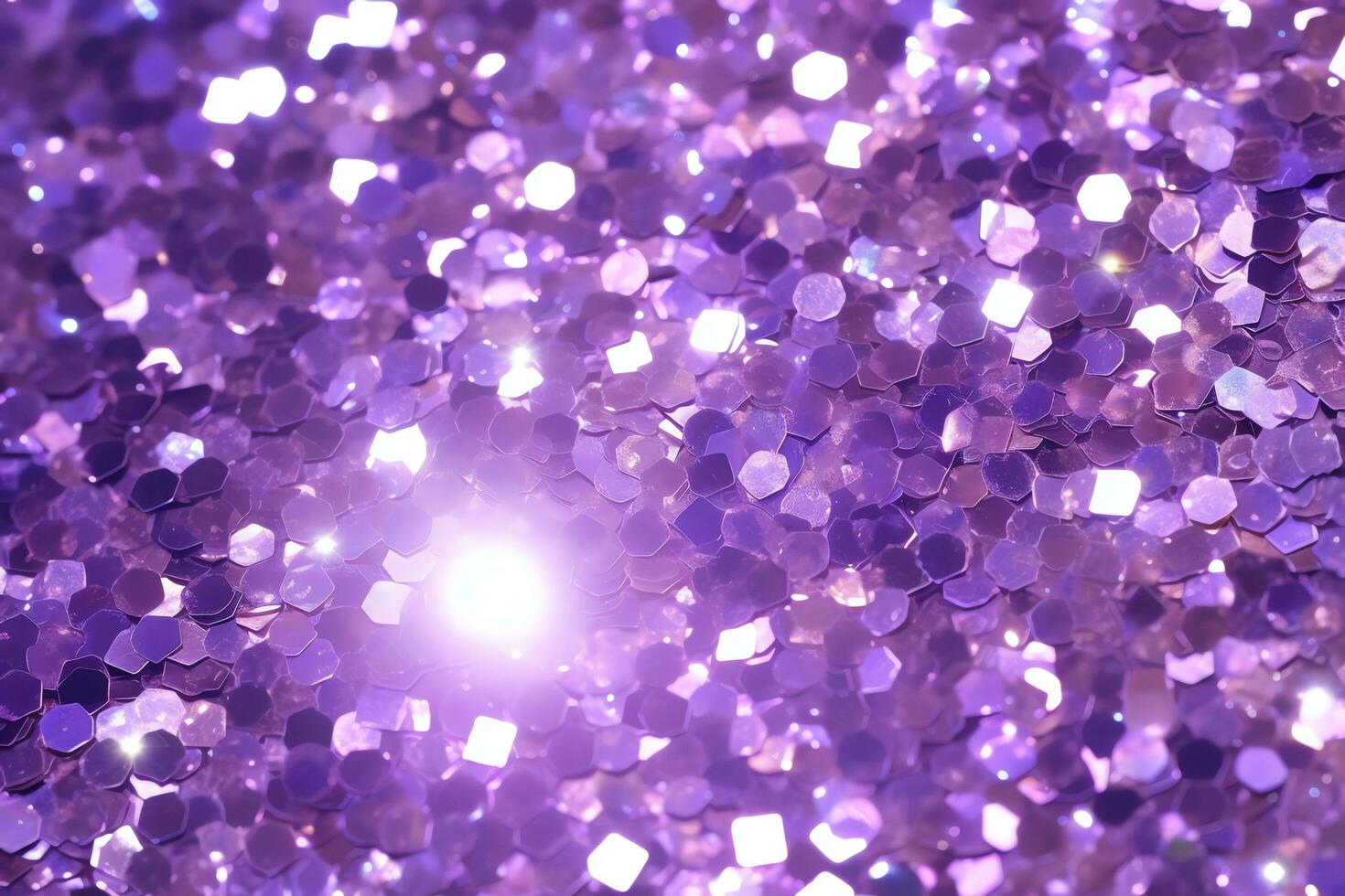 Luminous Lavender glitter texture, AI Generated, AI Generated photo