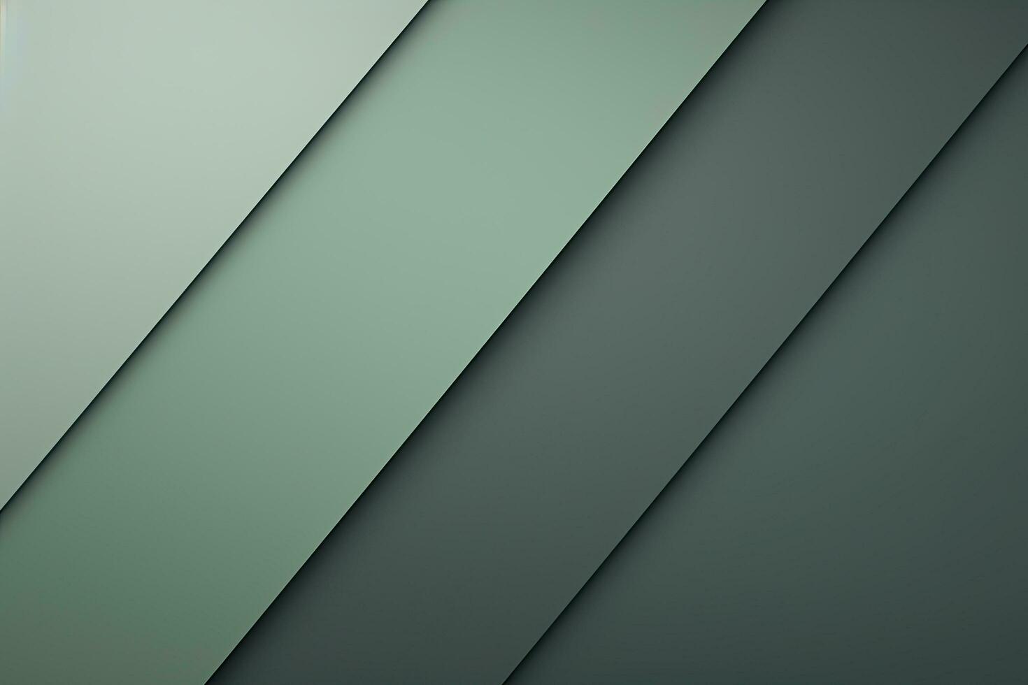 Modern geometric green background, empty space for design. Generative AI photo