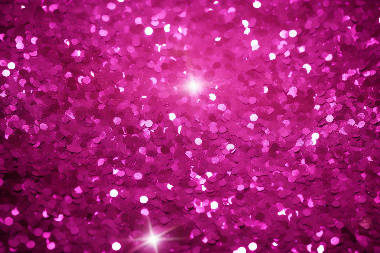 Sparkling Effect Glitter - Hot Pink