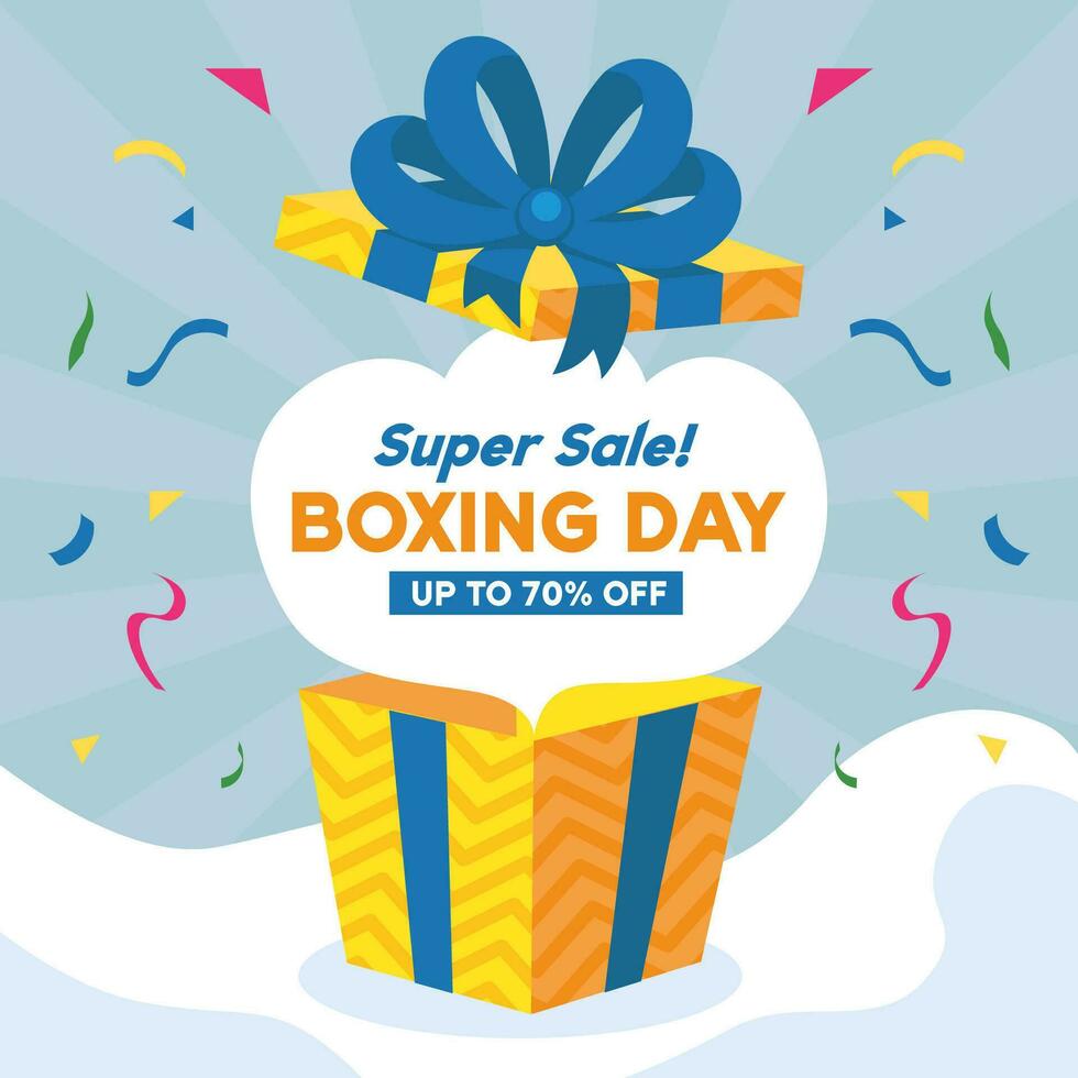Boxing day sale vector illustration,boxing day sale background with gift boxes. Vector eps 10
