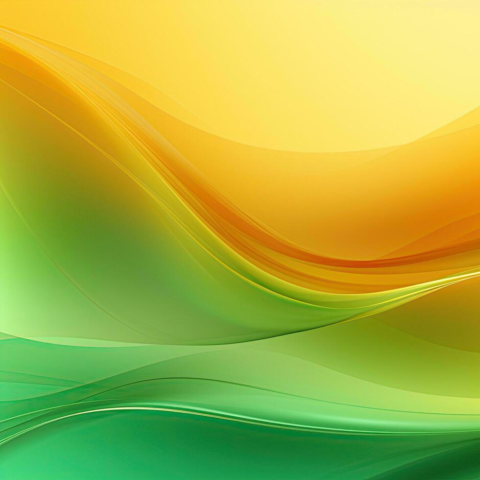 Simple beautiful yellow green background. Generative AI photo