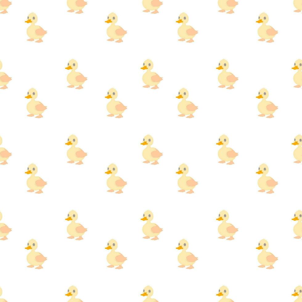 Beautiful seamless duck pattern design for decorating, backdrop, fabric, wallpaper and etc. vector