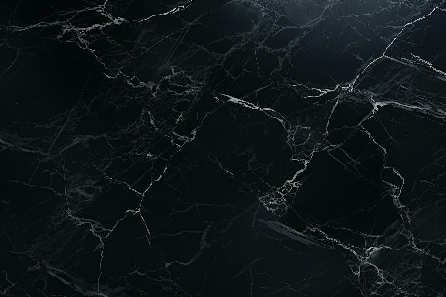 Marble texture, background, surface, black color. Generative AI photo