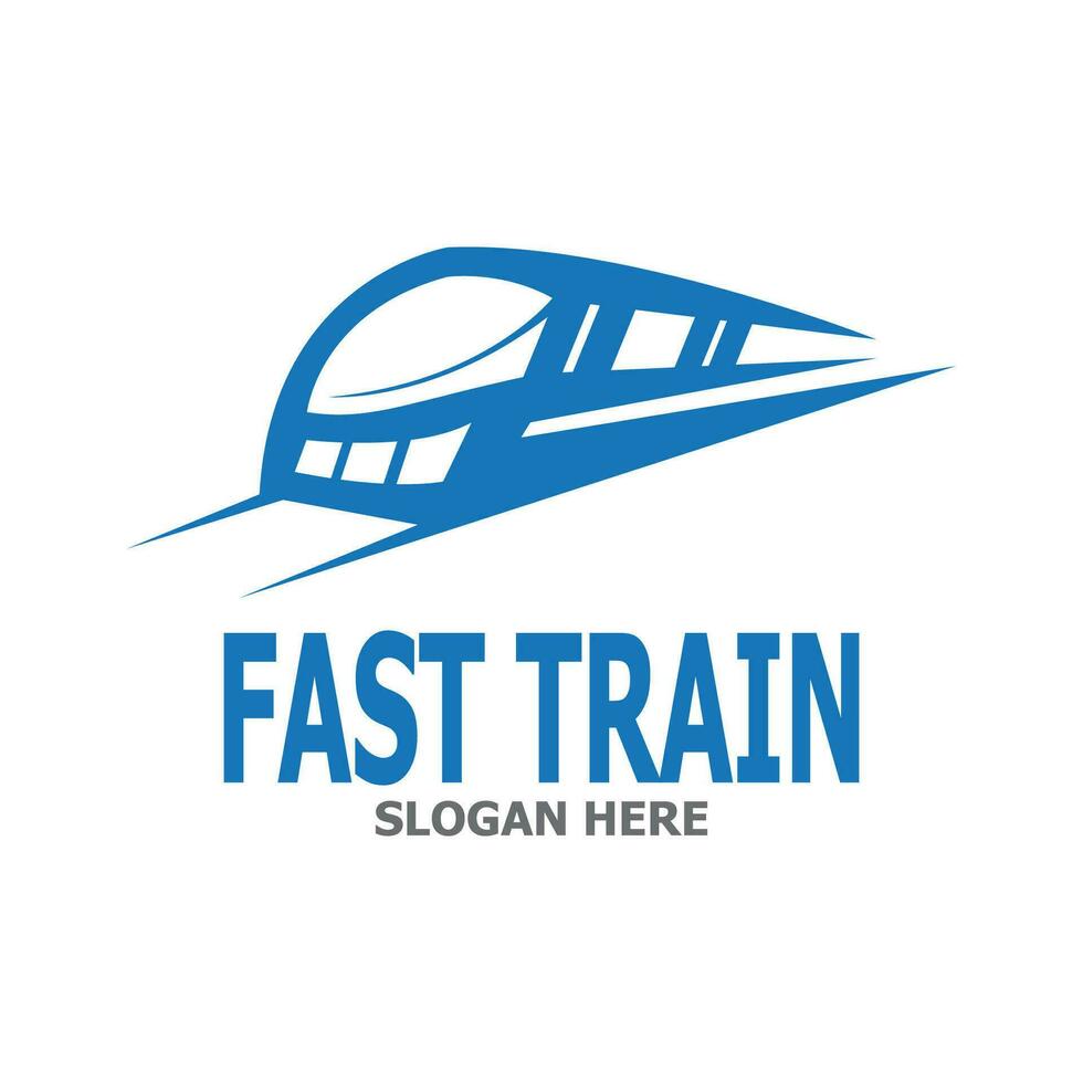 Fast Train icon Logo Vector Template