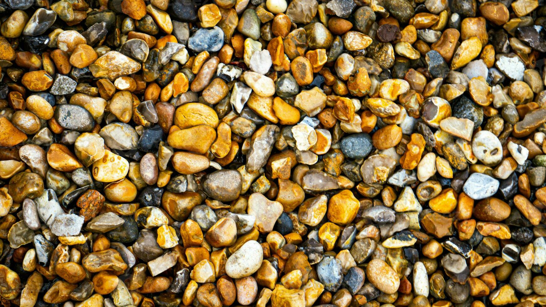 Gritty Texture of Gravel and Stones photo