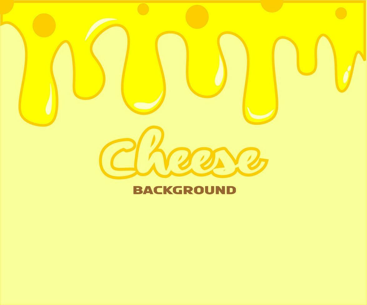 melted cheese background vector