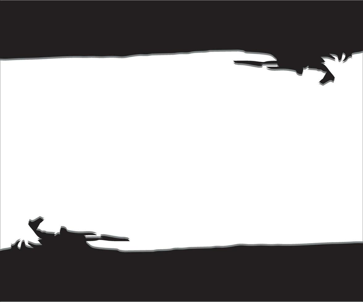 Black and White Torn Paper Background vector