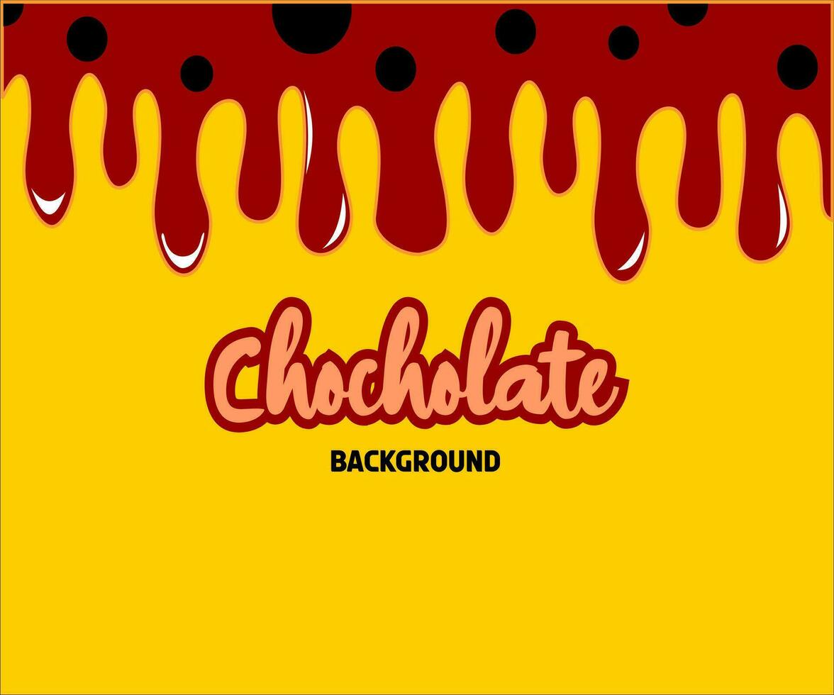 Derretido chocolate vector diseño antecedentes