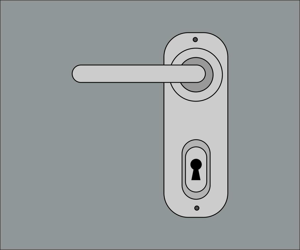 Door Handle Design Vector illustration