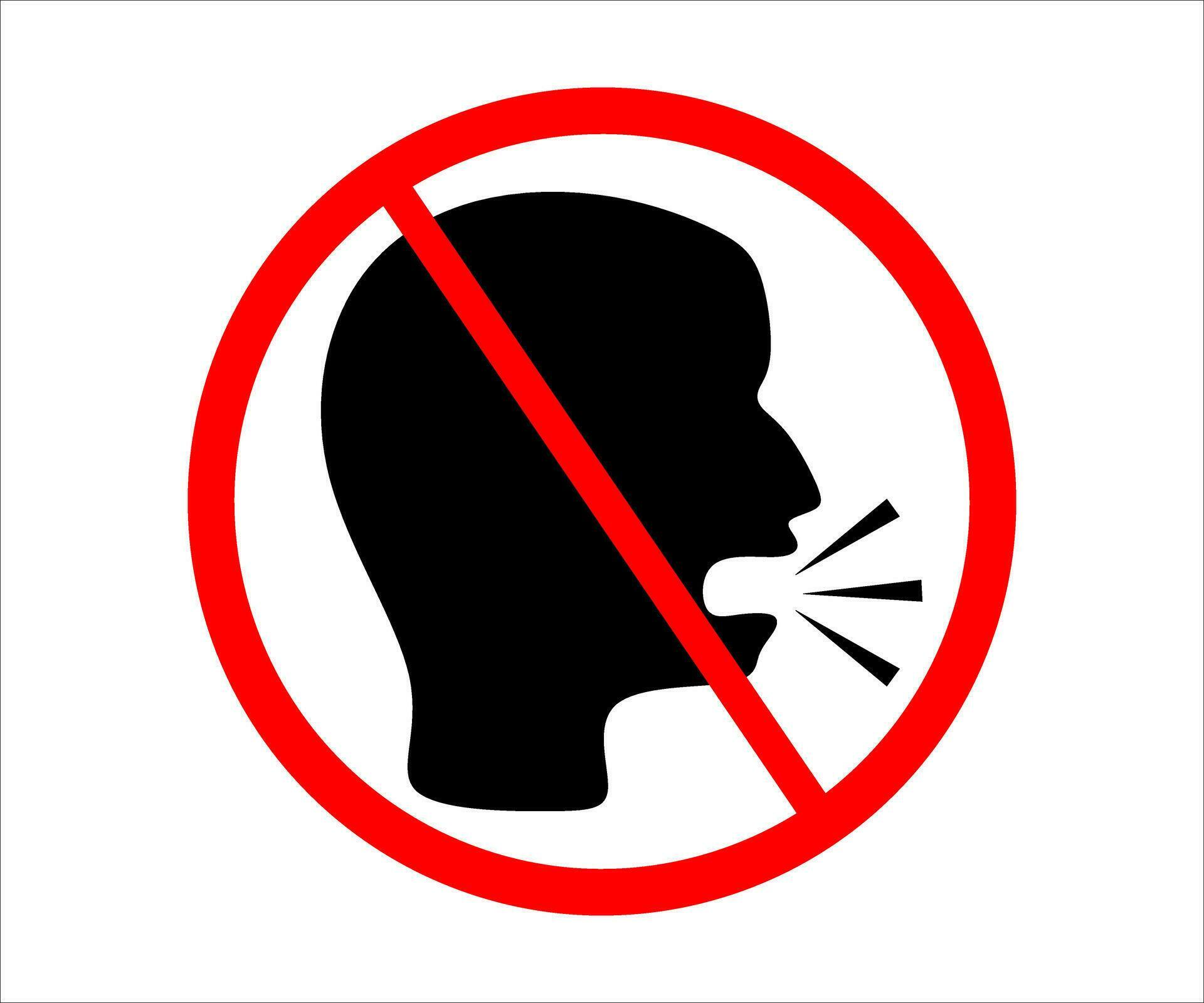 Do Not Make Noise Sign Vector 31716185 Vector Art at Vecteezy