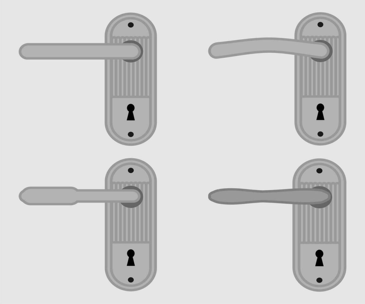 Door Handle Design Vector illustration