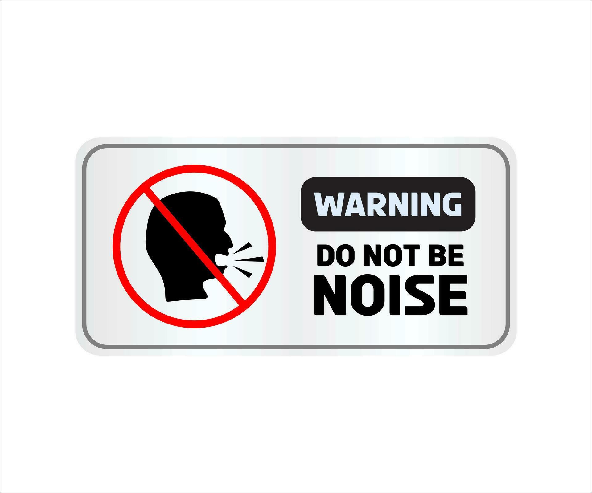 Do Not Make Noise Sign Vector 31716314 Vector Art at Vecteezy