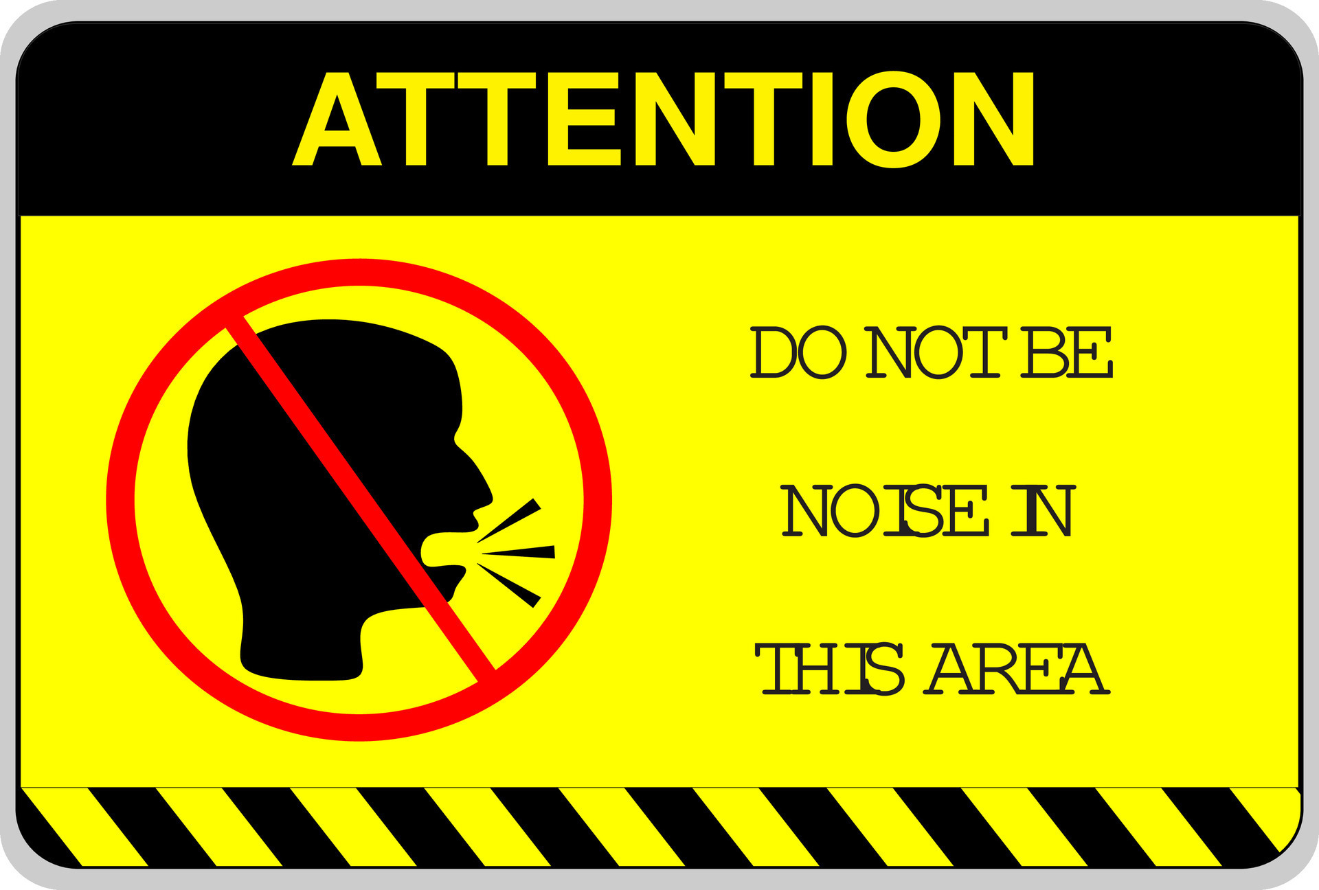 Do Not Make Noise Sign Vector 31716316 Vector Art at Vecteezy