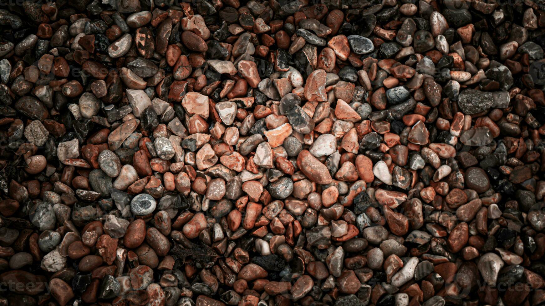 Gritty Texture of Gravel and Stones photo