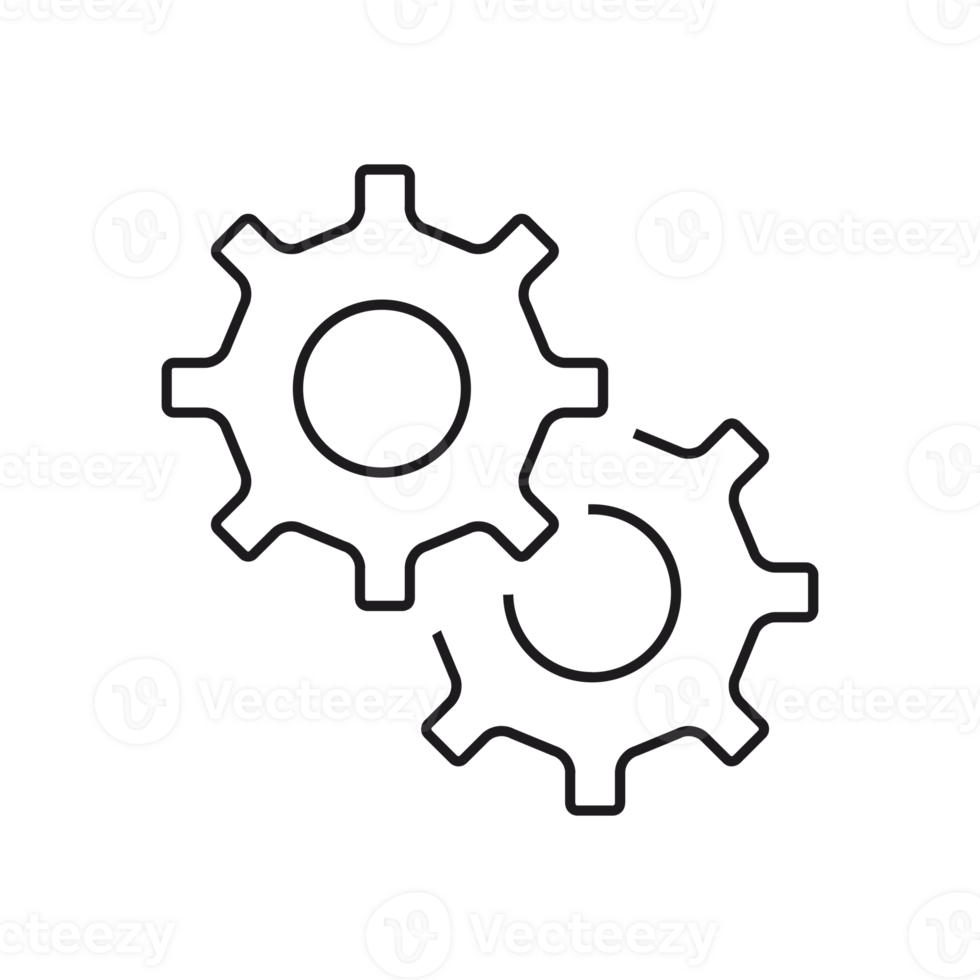 transparent background settings icon png