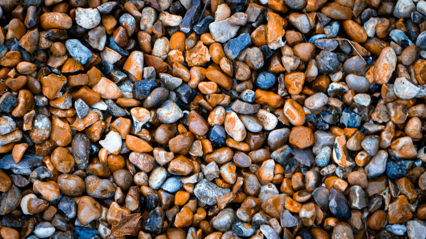 Gritty Texture of Gravel and Stones photo