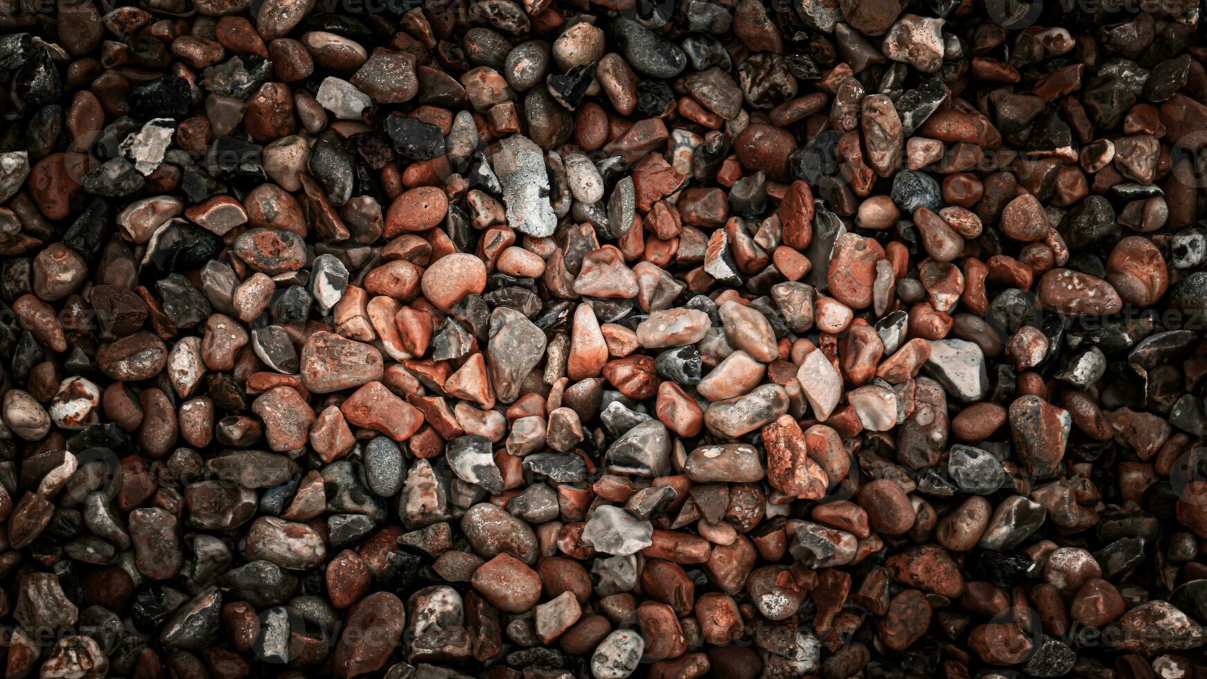 Gritty Texture of Gravel and Stones photo