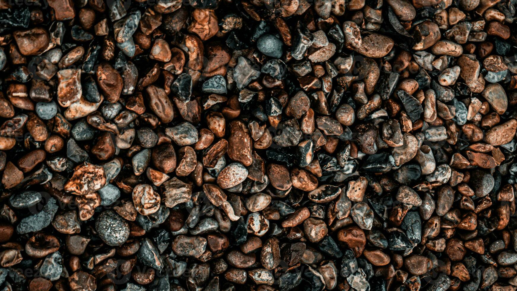 Gritty Texture of Gravel and Stones photo