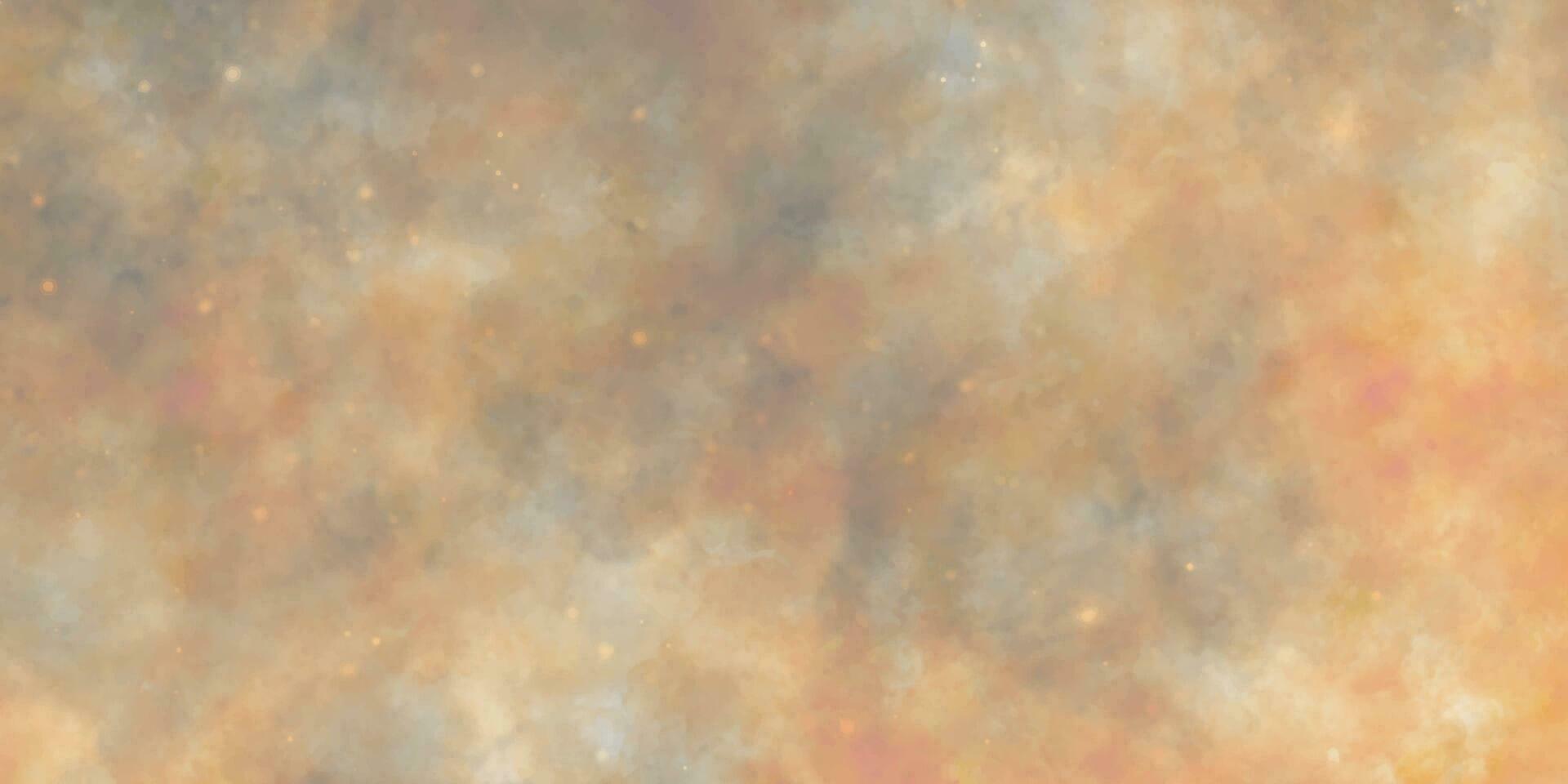 Old Paper Texture. Watercolor Background Texture. Orange, Brown Background. vector