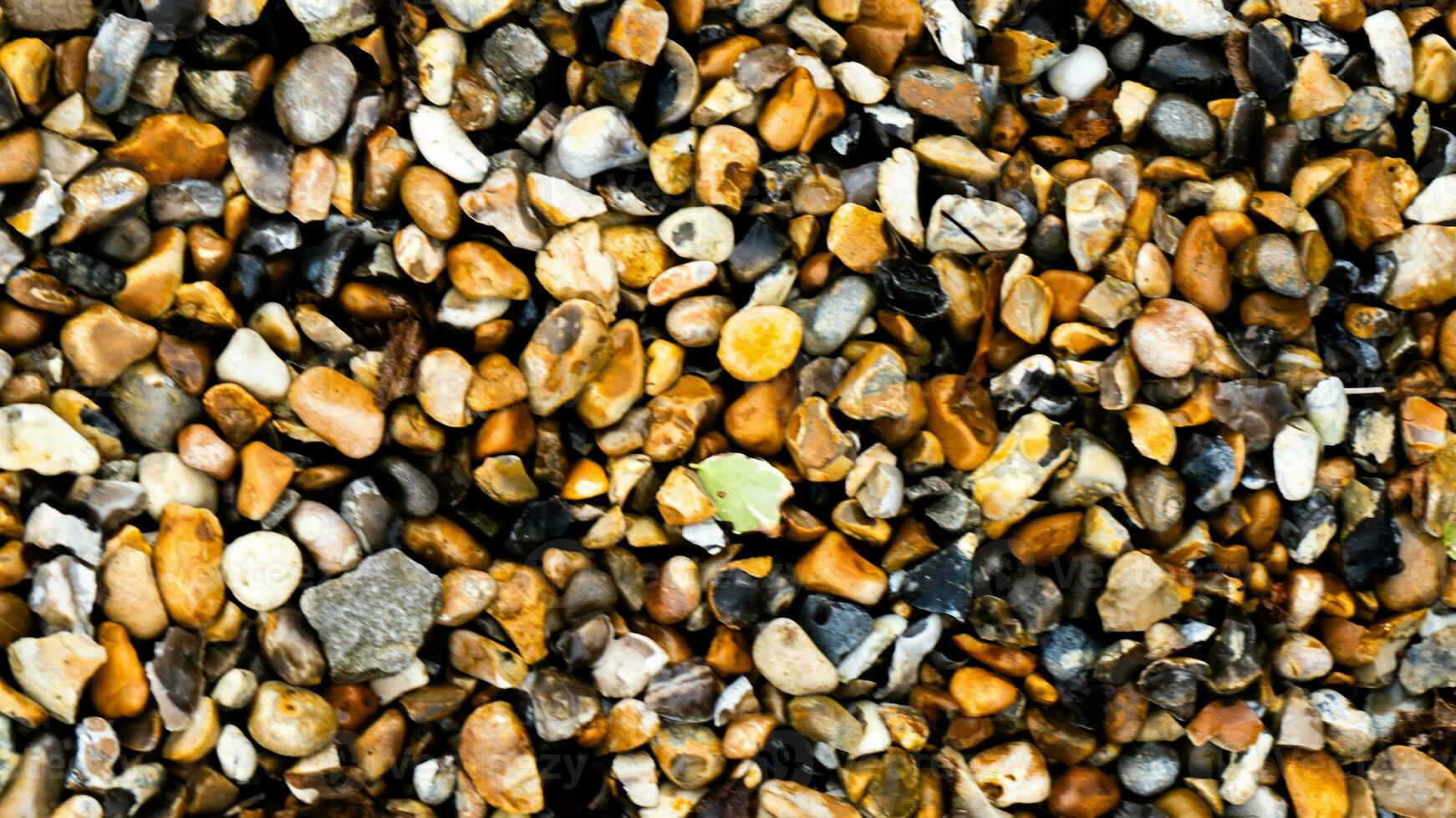 arenoso textura de grava y piedras foto