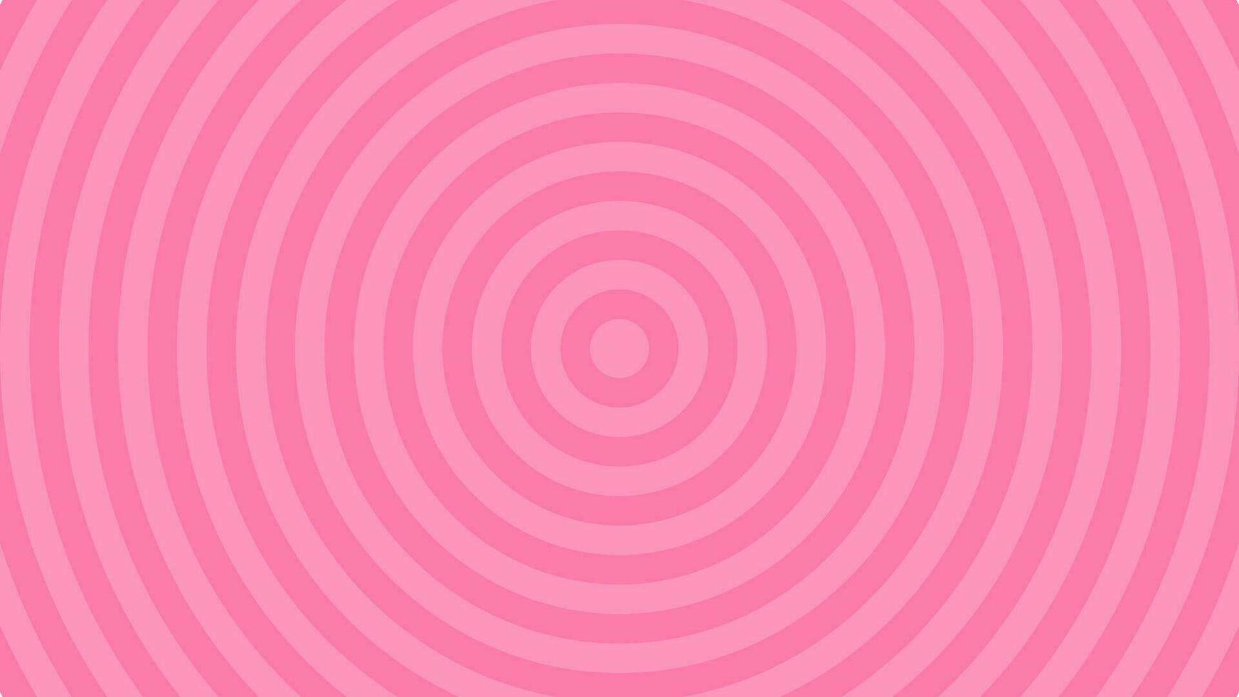 Simple Light Pink Radial Circles Line Abstract Design Vector Background