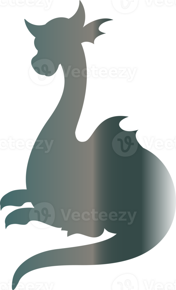 Dragon gradient for decoration and design. png