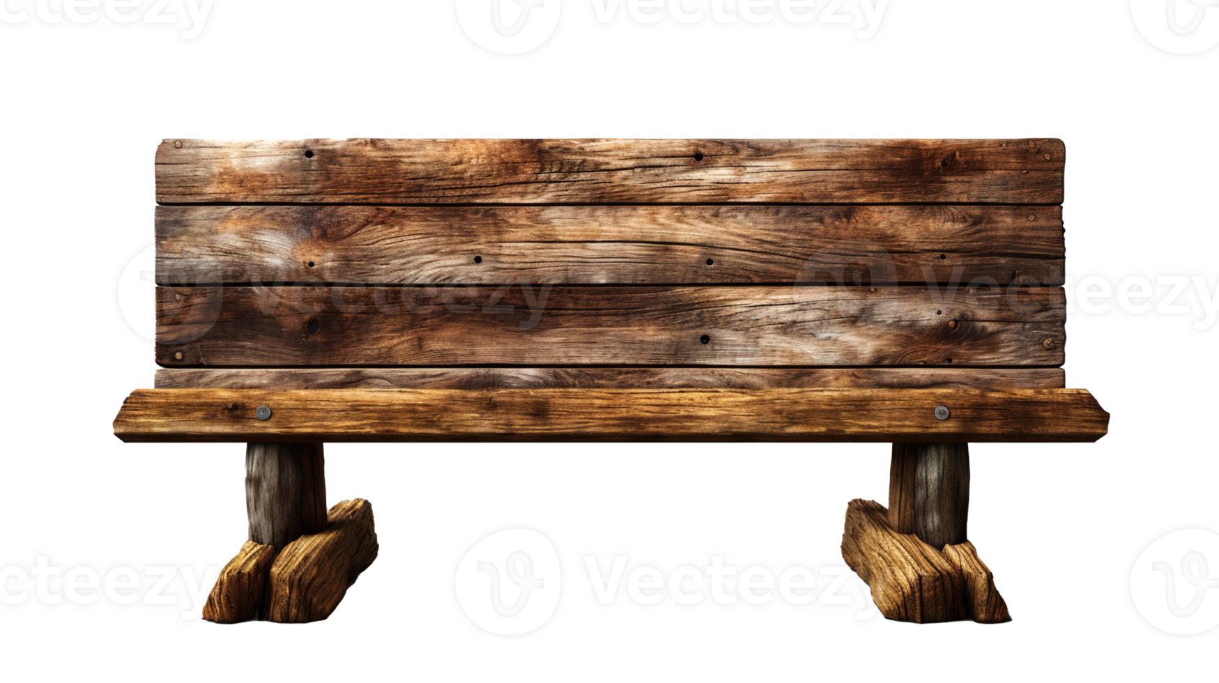 Close-Up of an Empty Brown Wooden Sign, Isolated on a Clear Transparent Background, Vintage Charm and Rustic Elegance Wood Sign, Ai generative png