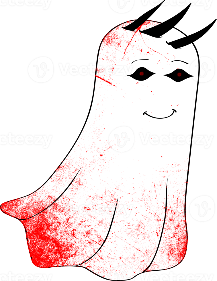 Cute ghost for Halloween. png