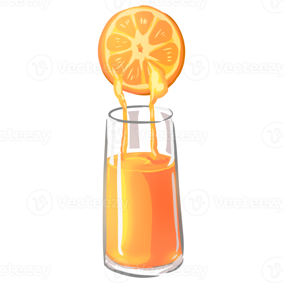 orange juicy fruit png