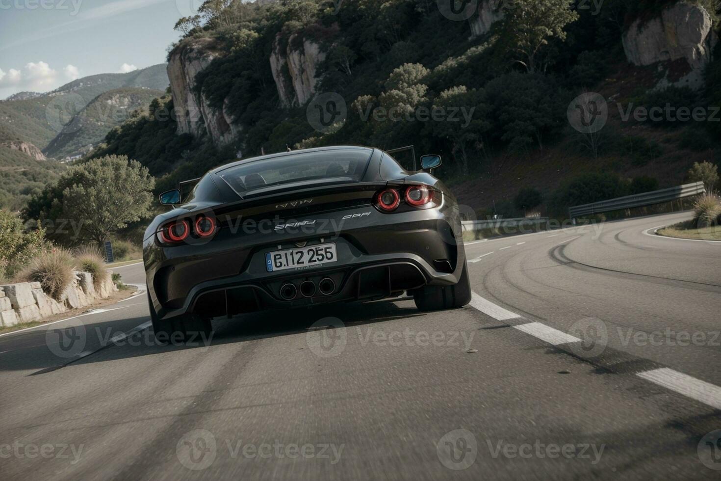 Unleashing the Power of Speed. AI Generated. photo