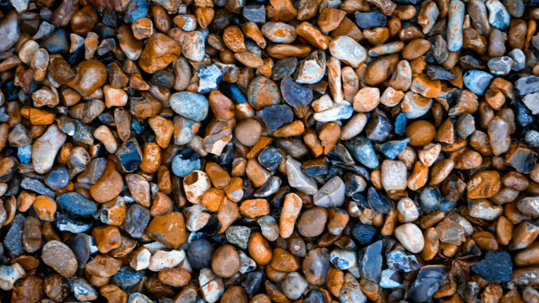 Gritty Texture of Gravel and Stones photo