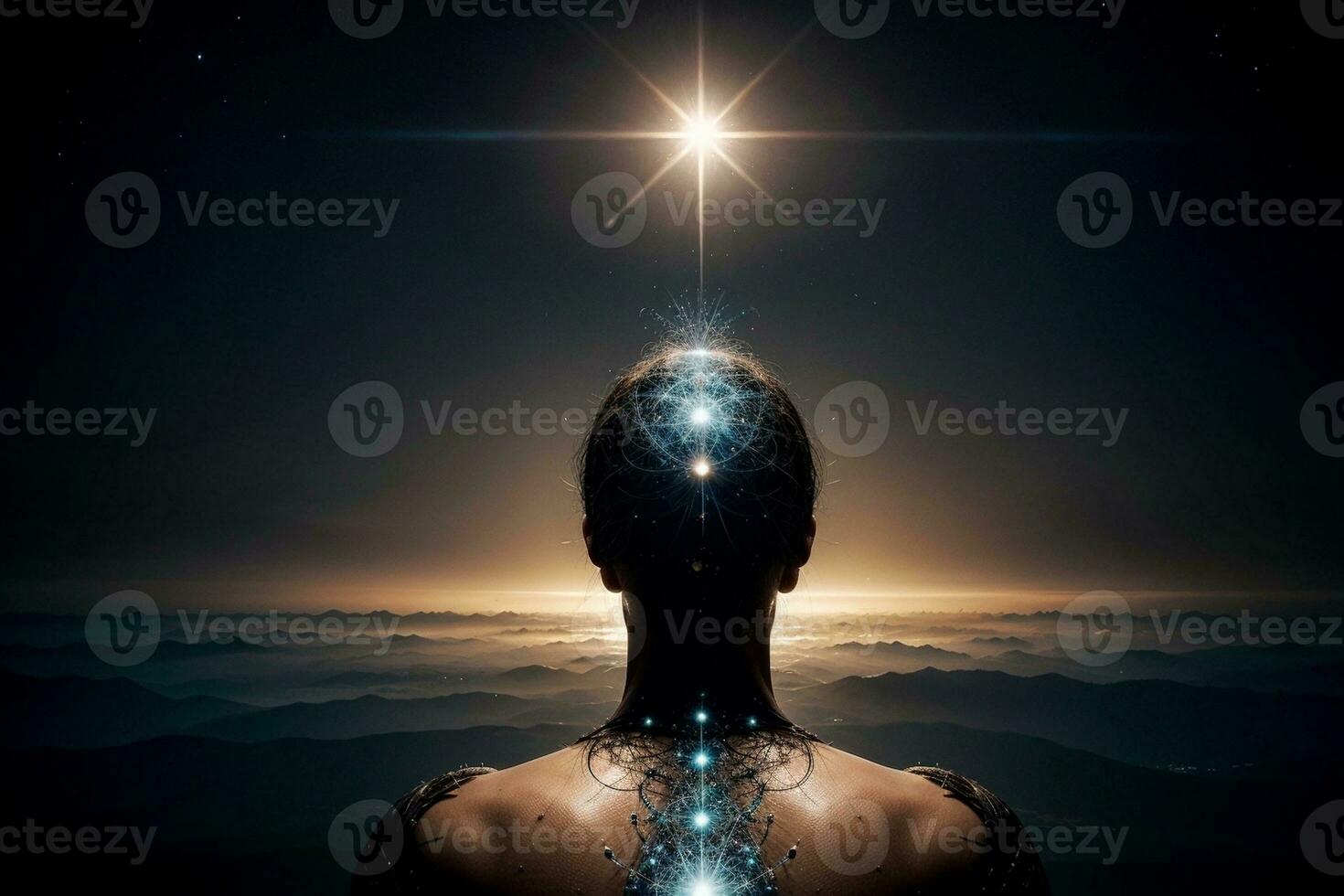 Unleashing the Boundless Mind. AI Generated. photo