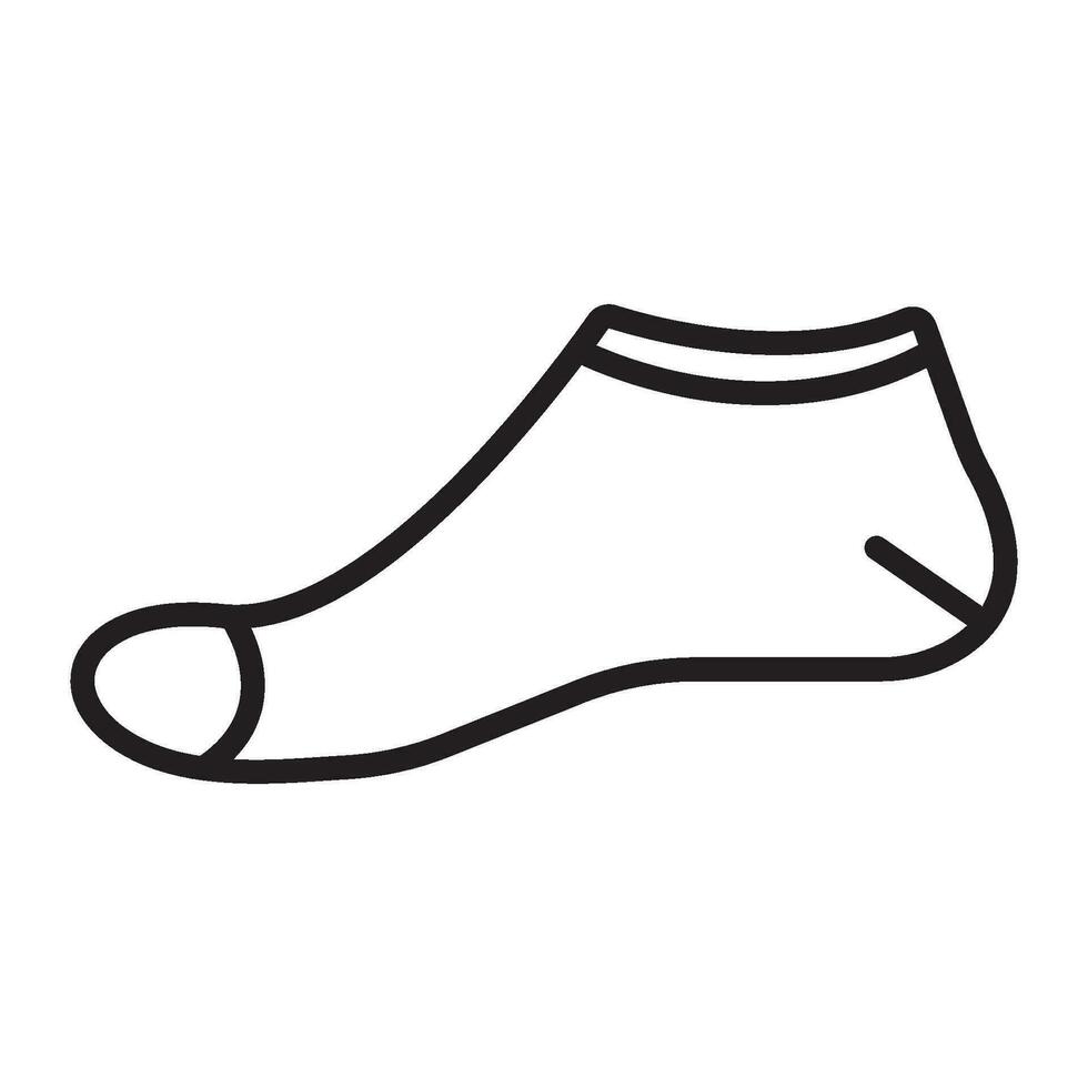 sock icon vector